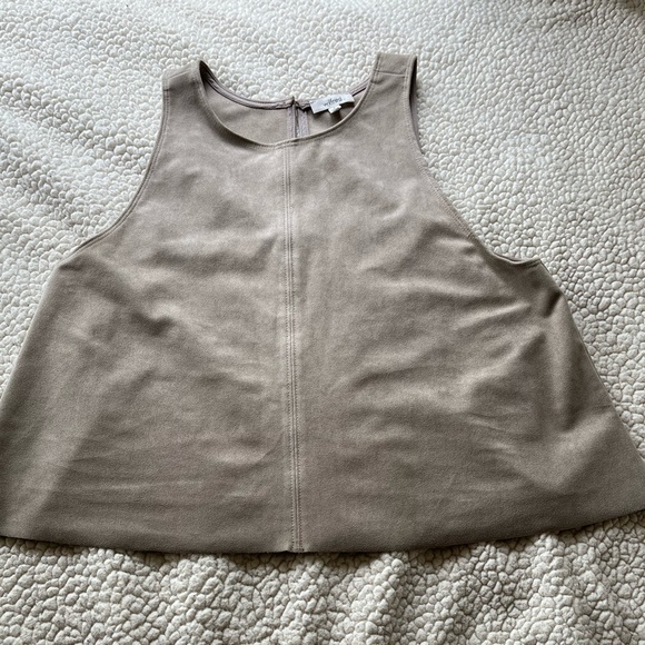 Wilfred Faux Suede Sleeveless Top - Picture 4 of 4